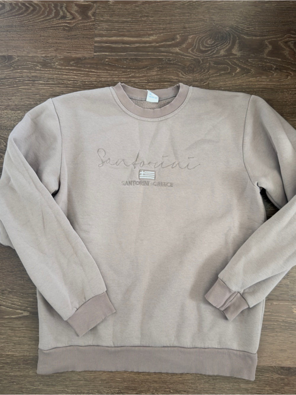 Santorini Greece crewneck